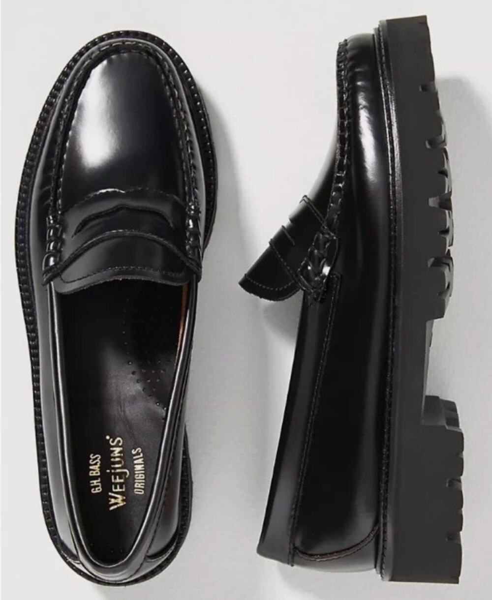 G.H.BASS Weejuns Whitney Super Lug Loafers Women Size 8